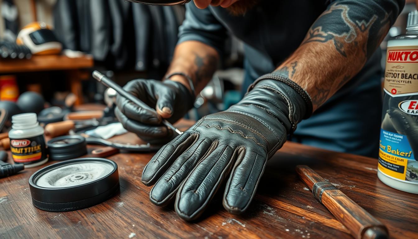 Motorcycle leather repairs